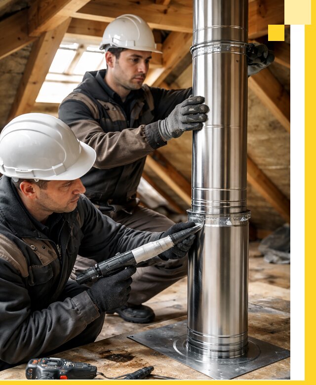 Монтаж дымоходов для каминов в Горном-Алтайске с гарантией качества