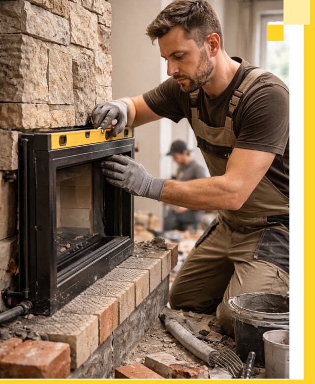 Дровяные камины под ключ в Горном-Алтайске: монтаж, обустройство