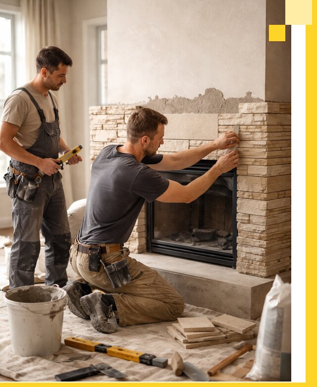 Установка и монтаж каминов для загородного дома в Горном-Алтайске