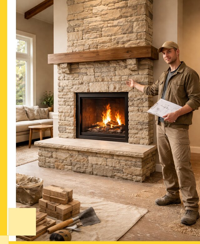 Камины под ключ в Горном-Алтайске от 186624 р. | ЭриданГрн — установка