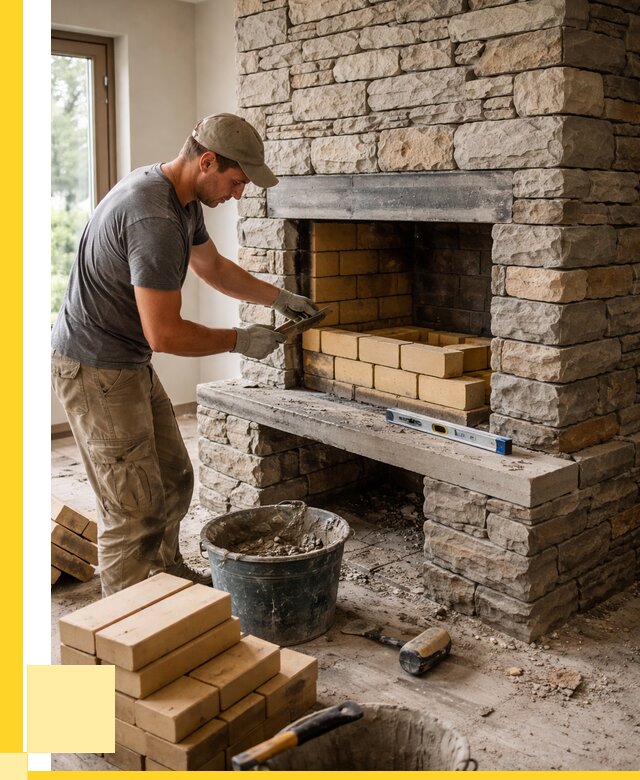 Кладка каминов и камина в Горном-Алтайске от 25920 р. ЭриданГрн