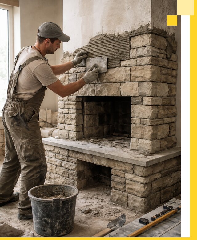 Строительство каминов под ключ в Горном-Алтайске от проектирования до монтажа