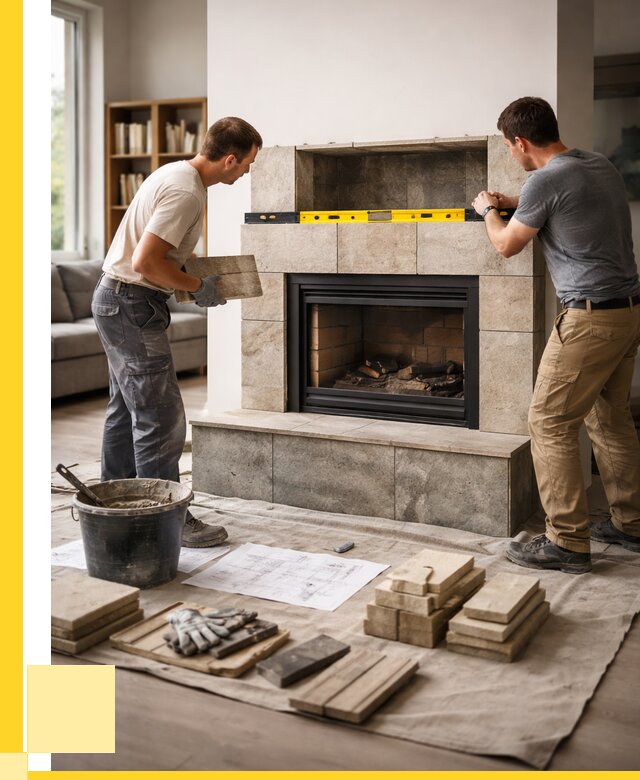 Монтаж каминов и установка в Горном-Алтайске от 46656 р. | ЭриданГрн