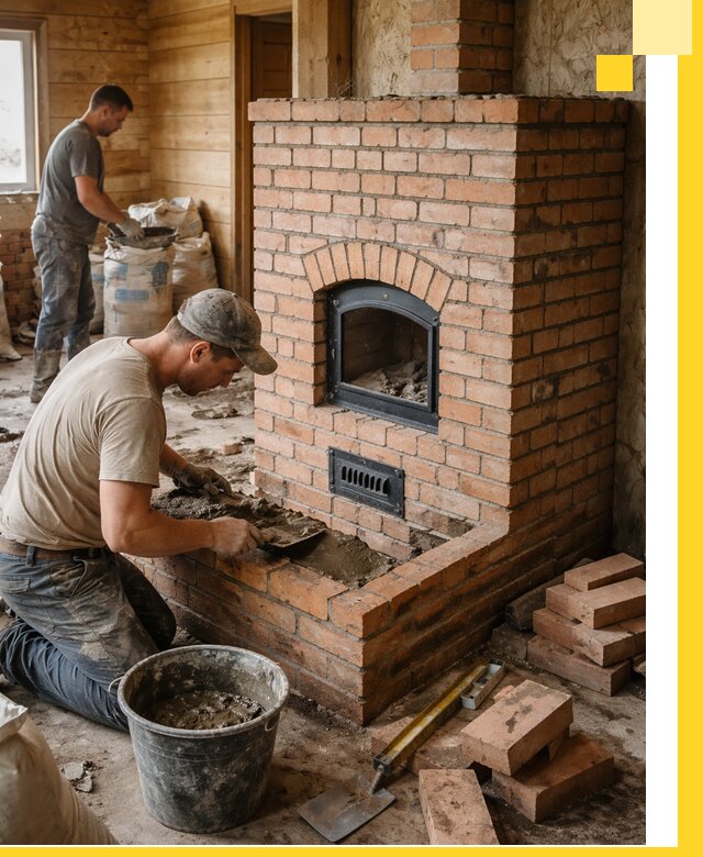 Профессиональное строительство печей в Горном-Алтайске под ключ