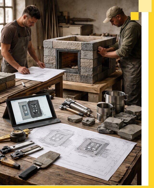 Разработка проектов печей с согласованием и монтажом в Горном-Алтайске