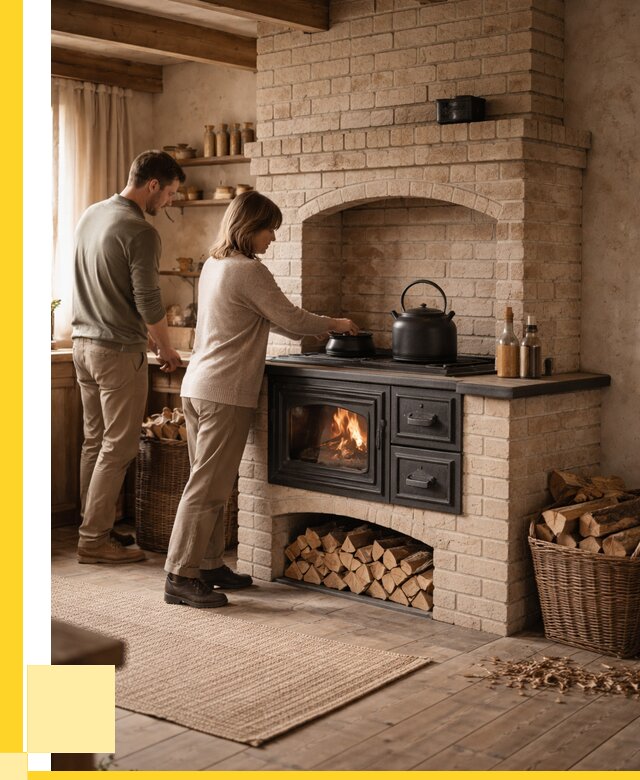 Печи с плитой в Горном-Алтайске от 46656 р. | ЭриданГрн — кирпичная печь