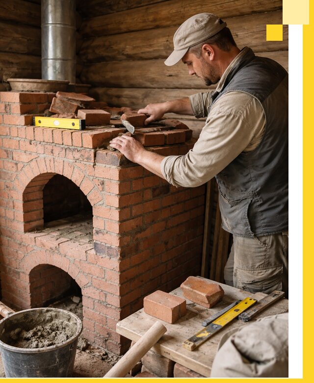 Изготовление и установка русских печей в Горном-Алтайске под ключ