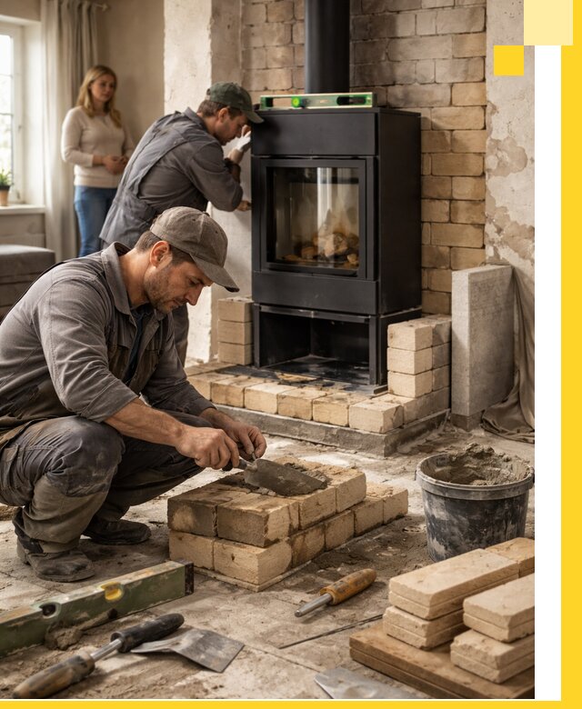 Печи и камины под ключ: проект, установка в Горном-Алтайске