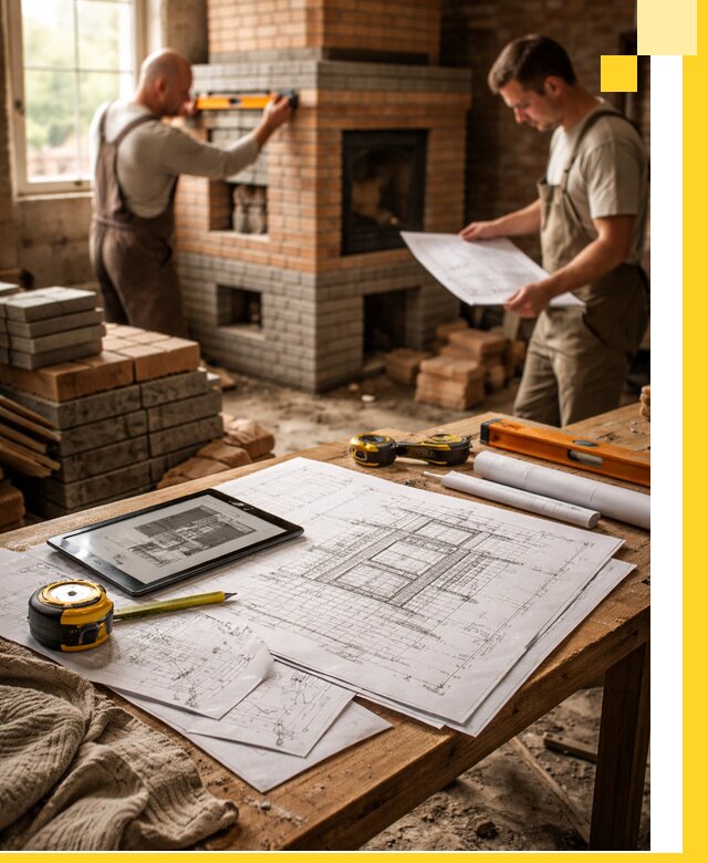 Проекты печей и каминов с индивидуальным дизайном в Горном-Алтайске