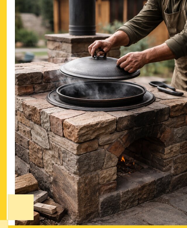 Печи для казана в Горном-Алтайске по цене от 18662 р. | ЭриданГрн