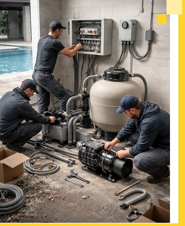 Профессиональный монтаж оборудования для бассейнов в Горном-Алтайске