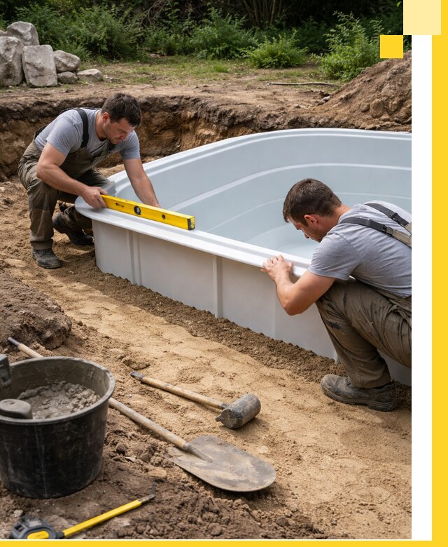 Производство и установка пластиковых бассейнов в Горном-Алтайске под ключ