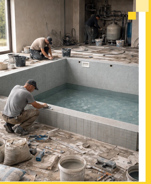 Строительство и монтаж бассейнов в помещении в Горном-Алтайске