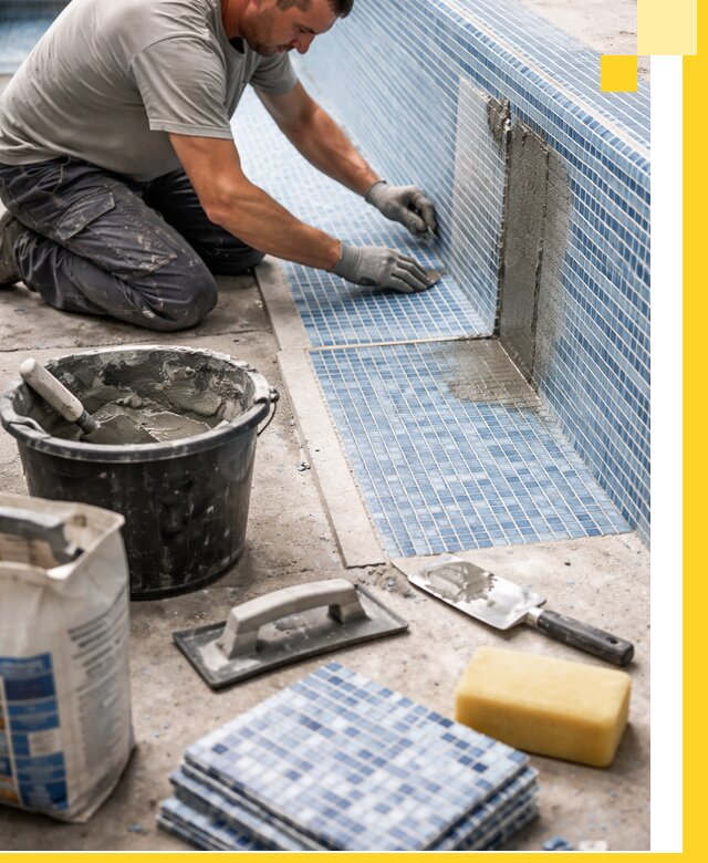 Укладка и ремонт мозаики для бассейнов под ключ в Горном-Алтайске