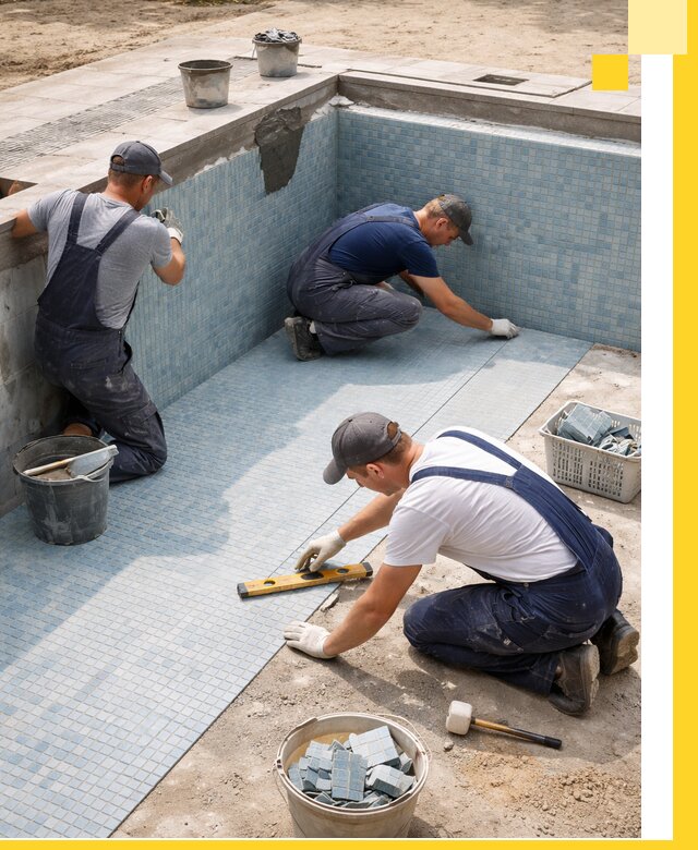 Укладка и установка плитки для бассейнов под ключ в Горном-Алтайске