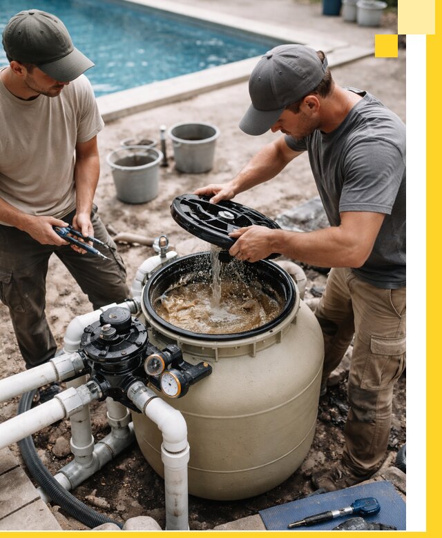 Установка и обслуживание песочных фильтров для бассейнов в Горном-Алтайске
