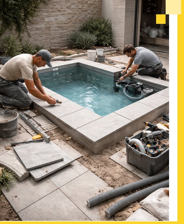 Мини бассейны под ключ в Горном-Алтайске, дизайн и установка