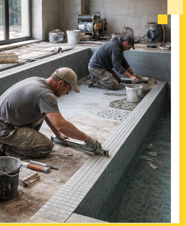 Строительство бассейна в частном доме в Горном-Алтайске под ключ