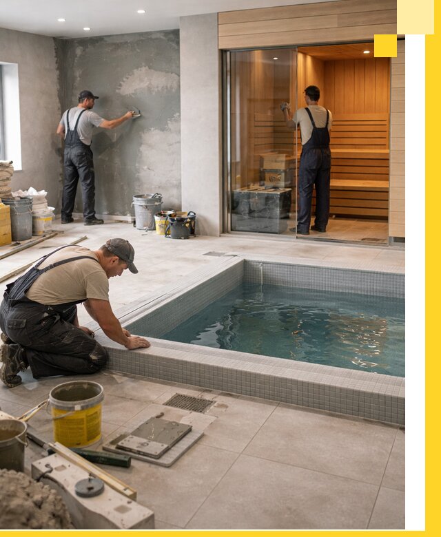 Проектирование и строительство сауны с бассейном в Горном-Алтайске