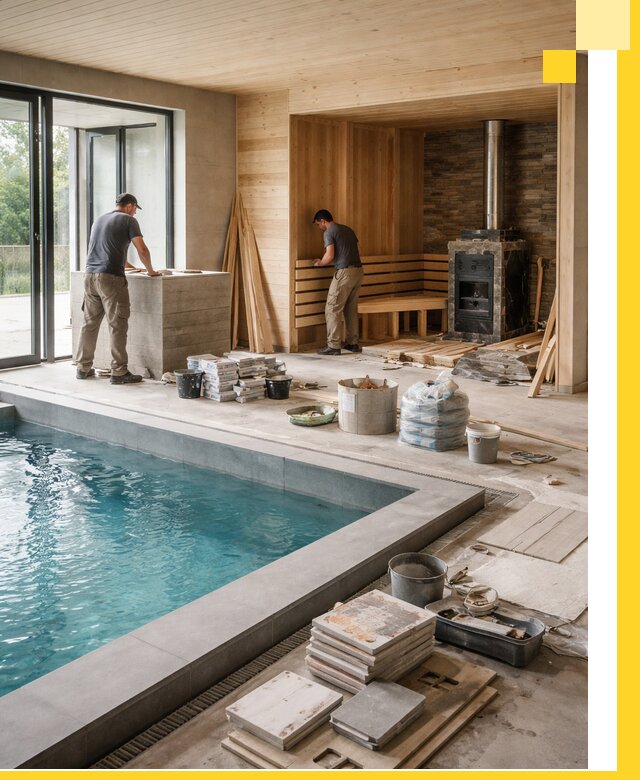 Проектирование и строительство бань с бассейном в Горном-Алтайске