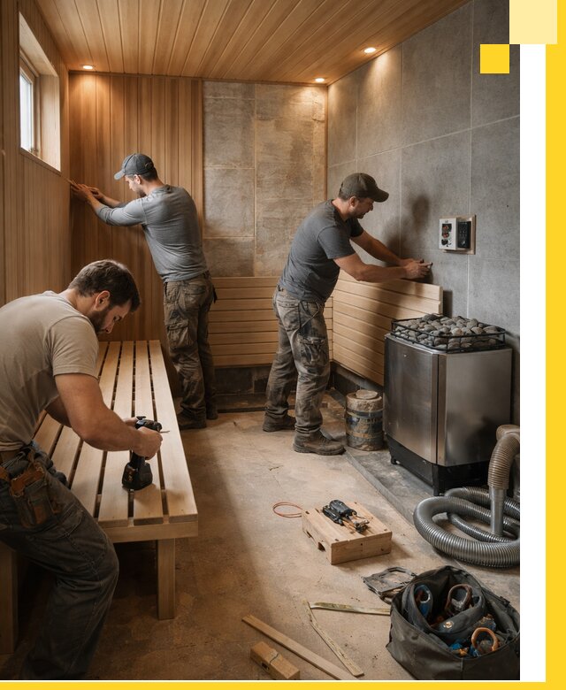 Сауны под ключ в Горном-Алтайске, проектирование, строительство, отделка