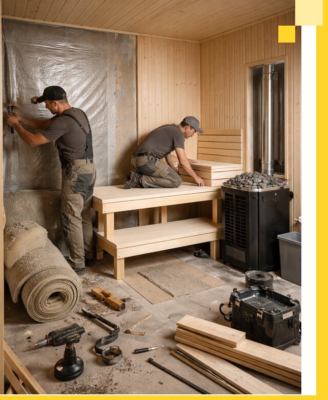 Проекты саун под ключ в Горном-Алтайске дизайн и строительство