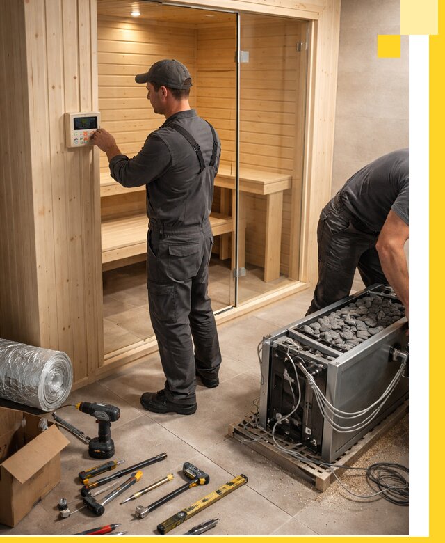 Поставка, установка и монтаж электрических саун в Горном-Алтайске