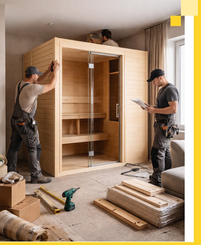 Установка и благоустройство саун в квартире в Горном-Алтайске