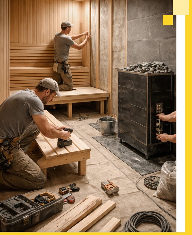 Дизайн и строительство интерьерных саун под ключ в Горном-Алтайске