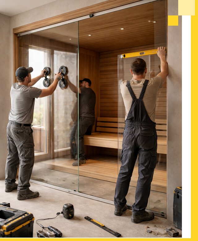 Производство и монтаж стеклянных саун под ключ в Горном-Алтайске