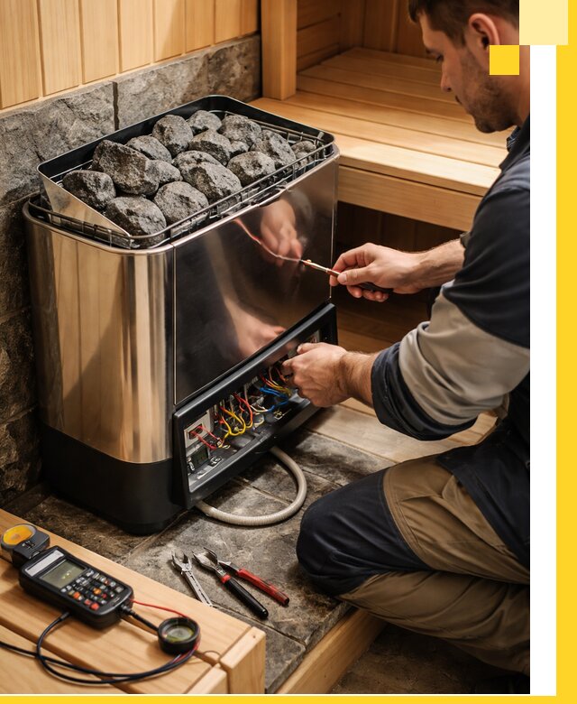 Продажа и установка электрокаменок для саун в Горном-Алтайске