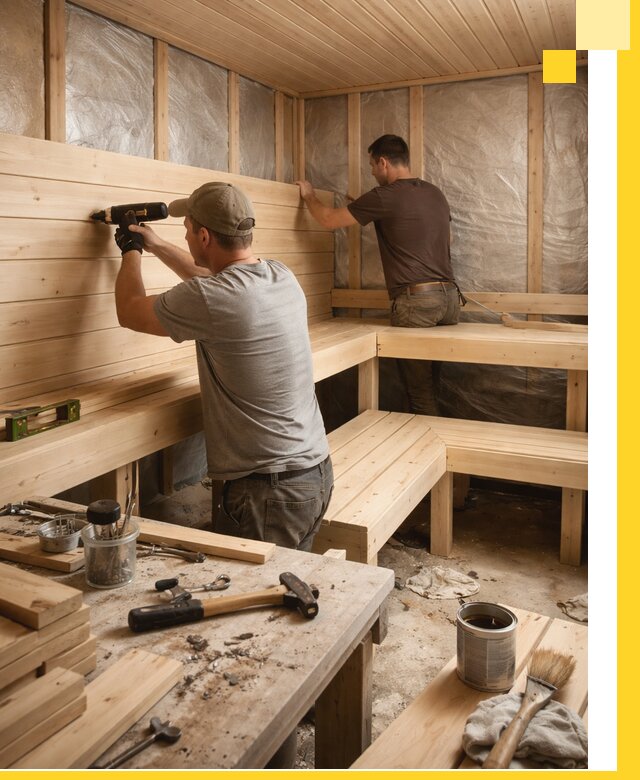 Профессиональная отделка бань и саун под ключ в Горном-Алтайске