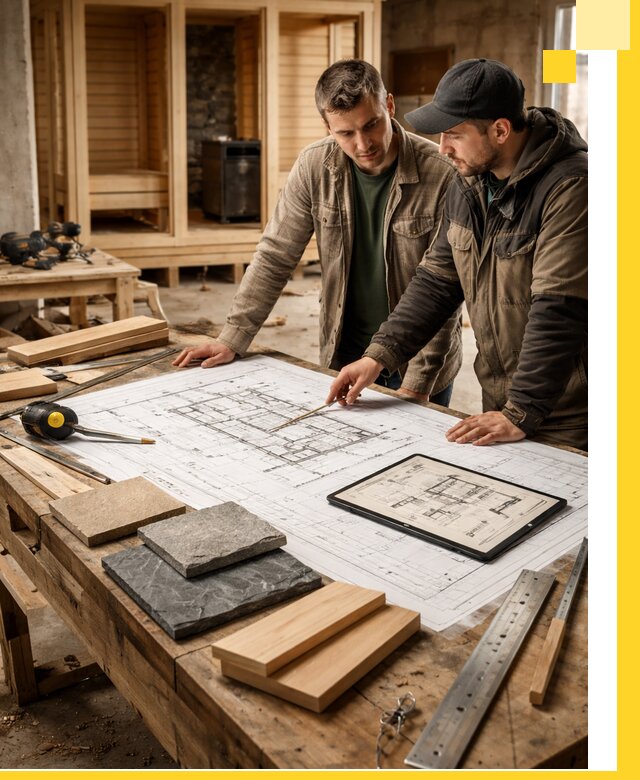 Проекты бань под ключ и планы строительства в Горном-Алтайске