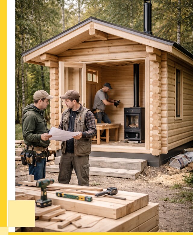 Монтаж бань под ключ в Горном-Алтайске — от 207360 р. | ЭриданГрн