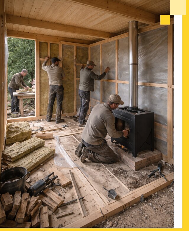 Профессиональный монтаж бань под ключ в Горном-Алтайске для дома