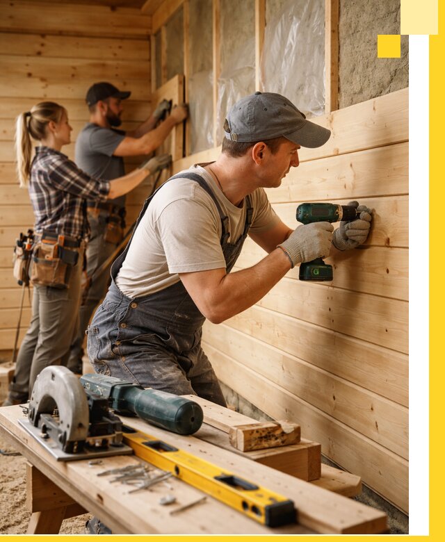 Обшивка бань под ключ в Горном-Алтайске: отделка стен и потолков