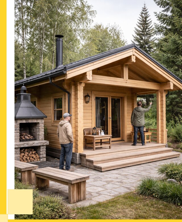 Деревянные бани под ключ в Горном-Алтайске от 466560 р. | ЭриданГрн