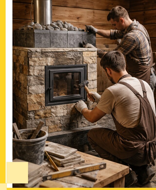 Облицовка банной печи в Горном-Алтайске от 15552 р. | ЭриданГрн