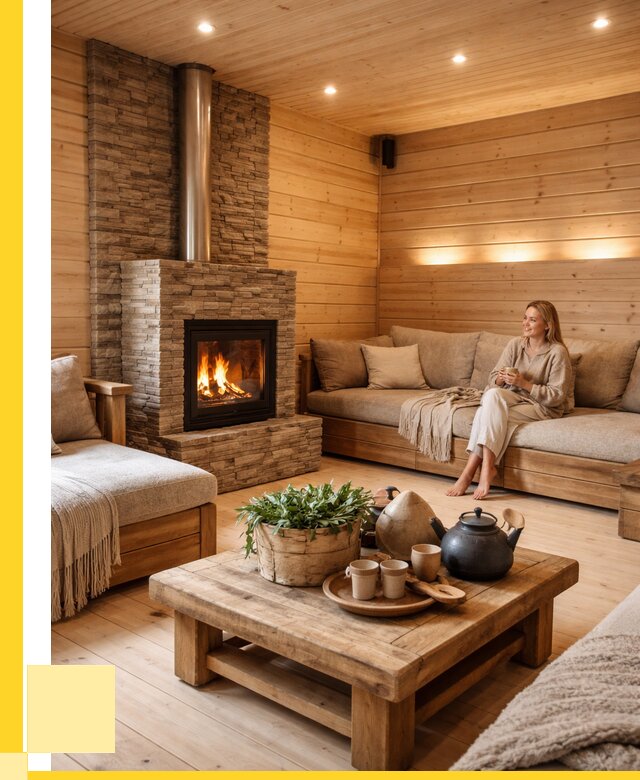 Проект бани с комнатой отдыха в Горном-Алтайске от 36288 р. | ЭриданГрн