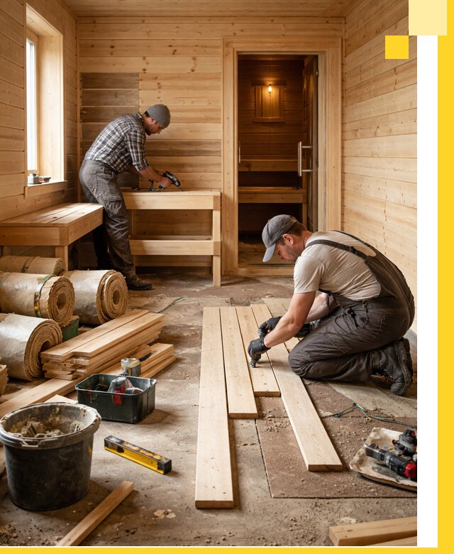 Индивидуальный проект бани с комнатой отдыха под ключ в Горном-Алтайске