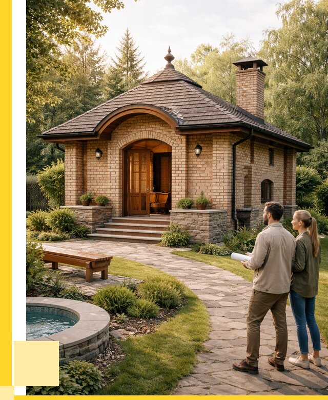 Проект кирпичной бани в Горном-Алтайске от 31104 р. | ЭриданГрн