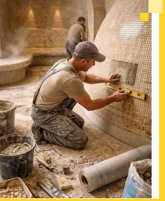 Хамам под ключ в Горном-Алтайске: проектирование, строительство, отделка