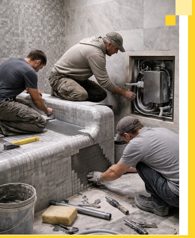 Проекты хамамов под ключ в Горном-Алтайске и дизайн и строительство