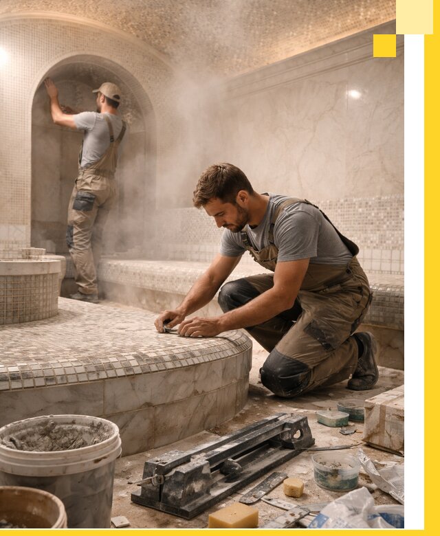 Профессиональный дизайн хамама и SPA под ключ в Горном-Алтайске